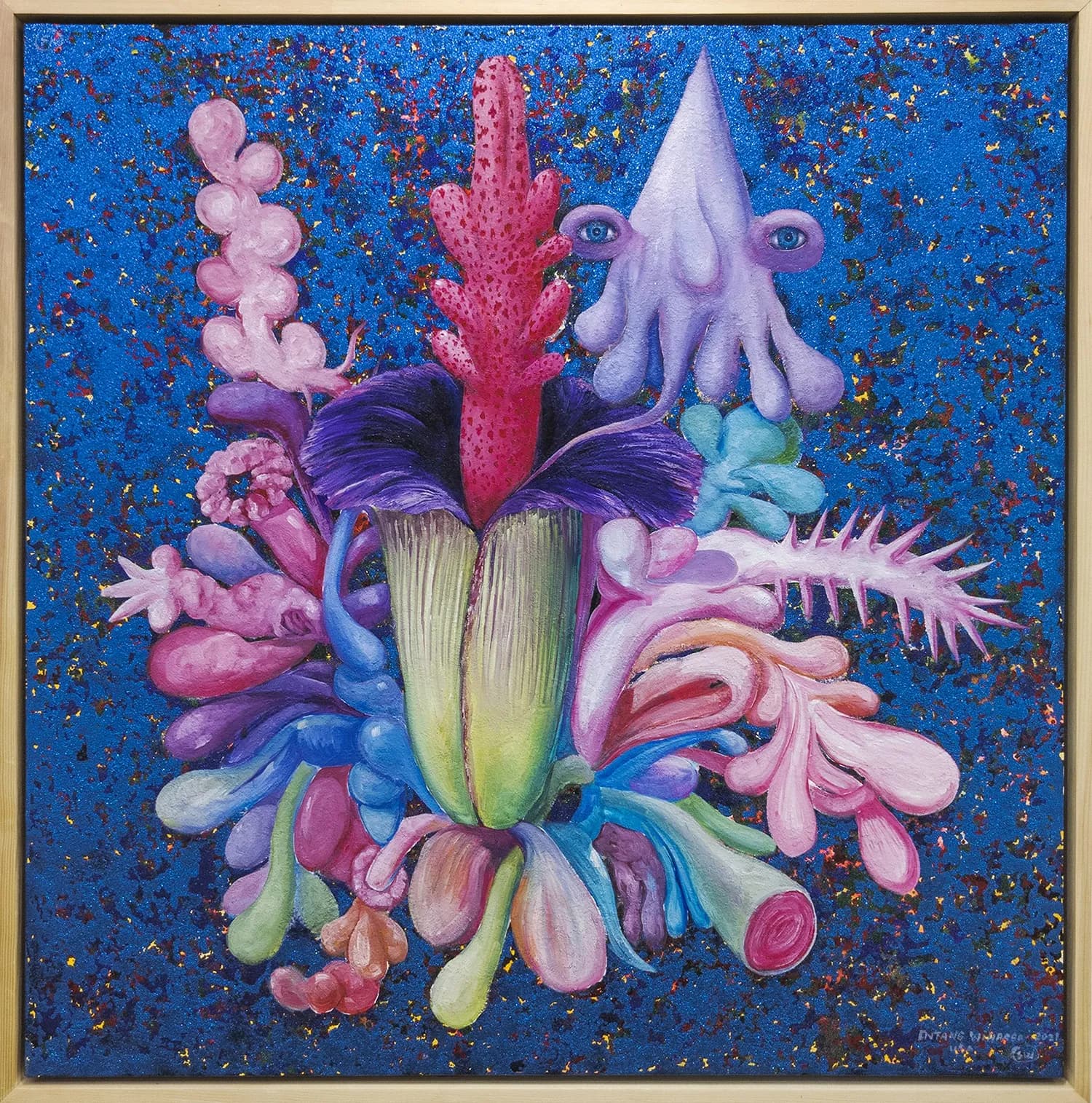 Flower Bouquet and Totem, 2021 — figurative work